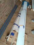 Ościeżnica regulowana 14-18 cm lewa belka 70 cm  biała