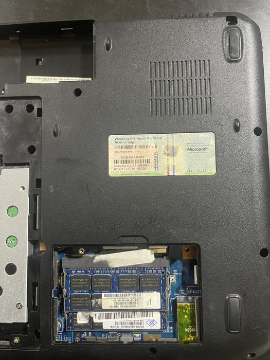 Acer Aspire 5738 ZG - Peças