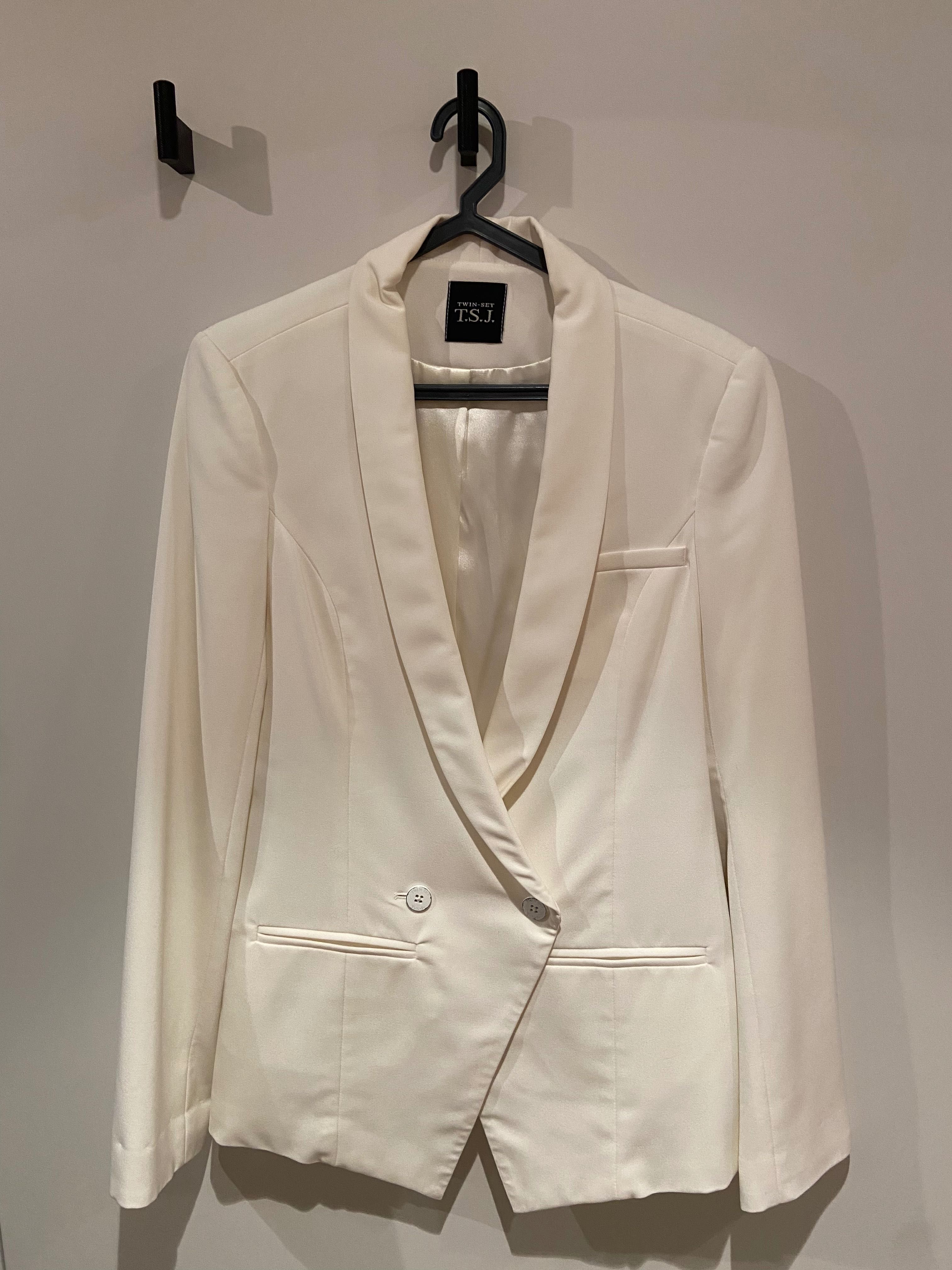 Blazer Twin Set Branco