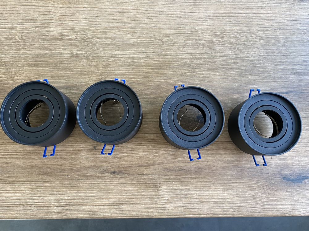 Oprawa sufitowa punktowa Led Labs CLEO czarna okrągła MR16 35W 12V