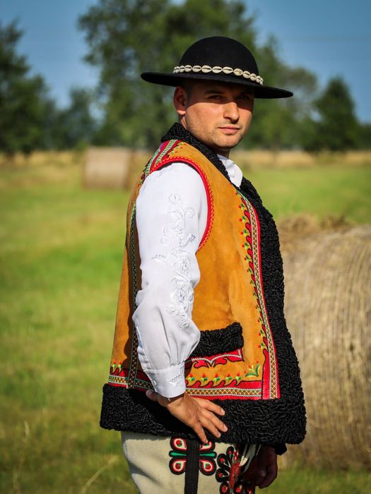 Serdak męski kamizelka góralska