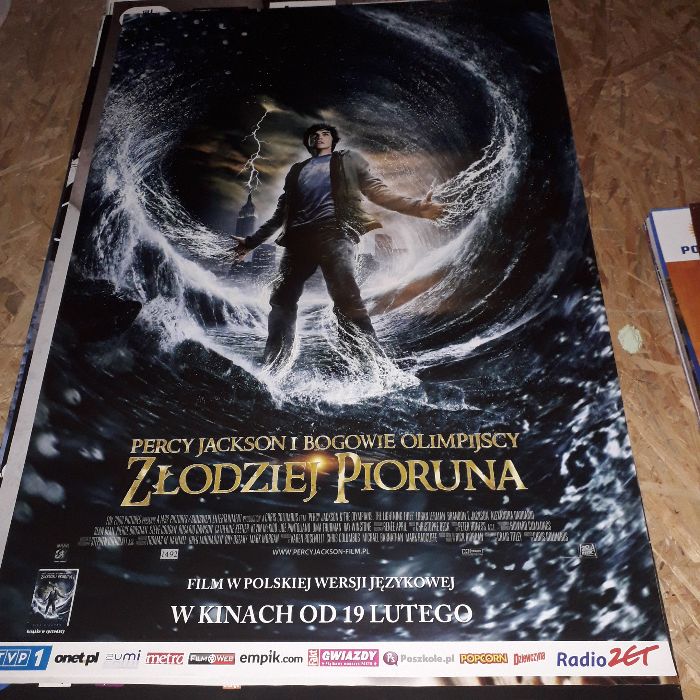 Plakat Filmowy Złodziej pioruna , kinowy plakat, UNIKAT