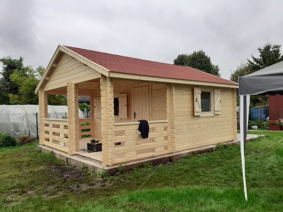 Domek letniskowy ogrodowy drewniany
