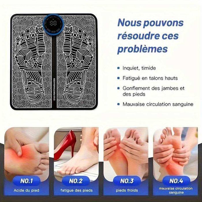 ⊛ Entrega Grátis 24H ~ Massageador Eletrico Relax para Pes/Pernas »NEW