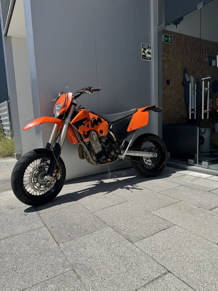 Ktm exc 450 ano 2004 supermoto 12kw livrete preço fixo