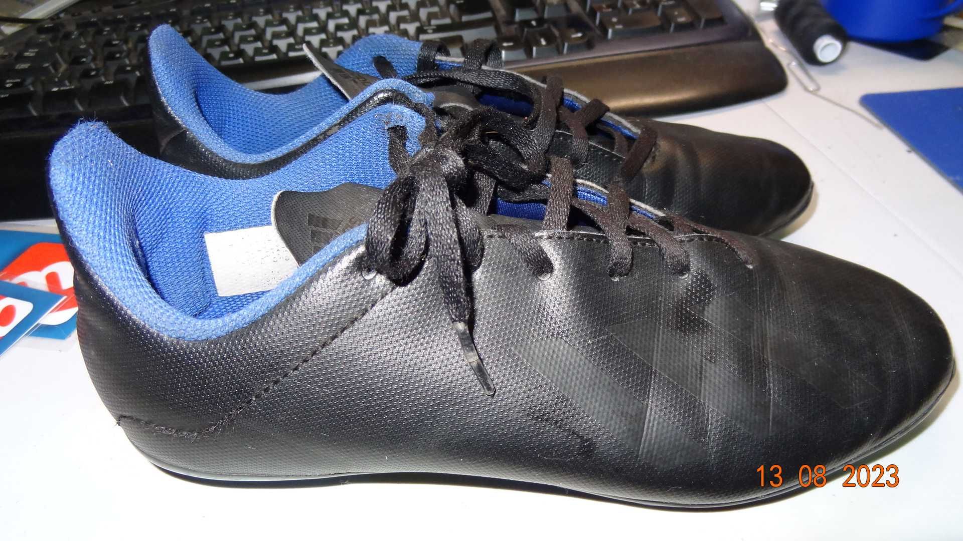 Sprzedam buty piłkarskie LANKI ADIDAS 37,5 czarne jak nowe