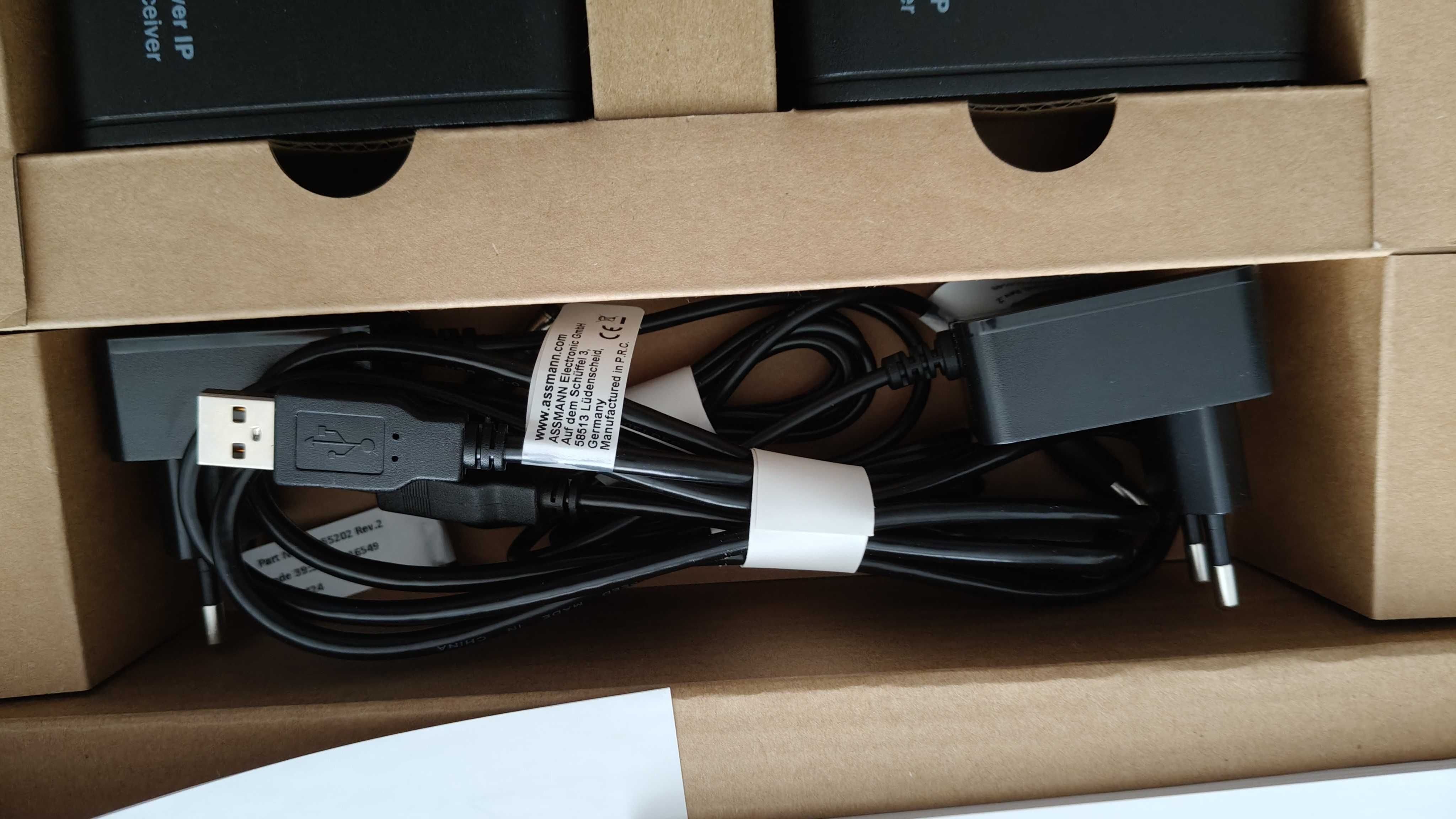 Подовжувач HDMI Full HD KVM через IP 120 м Digitus DS-55202