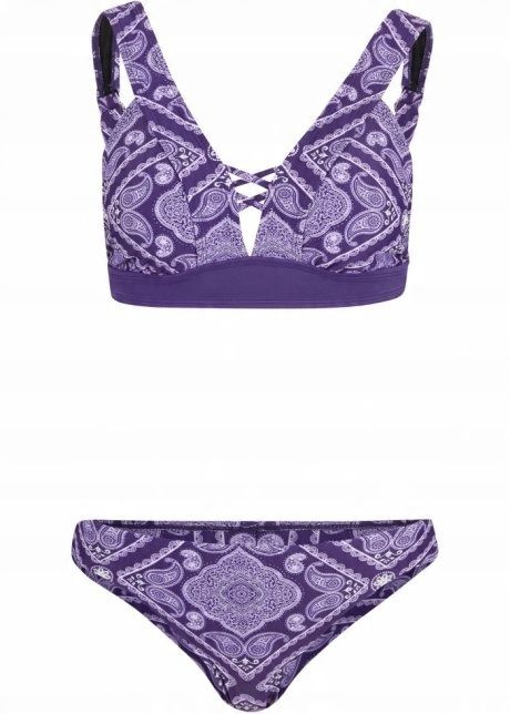 B.P.C bikini fioletowe we wzory r.44