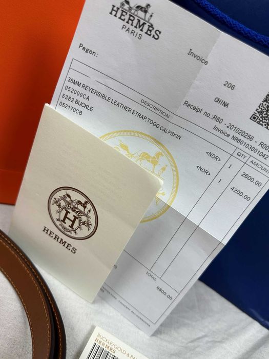 Pasek damski Hermes złoty zestaw 1/1 logowane Super Premium Kelly