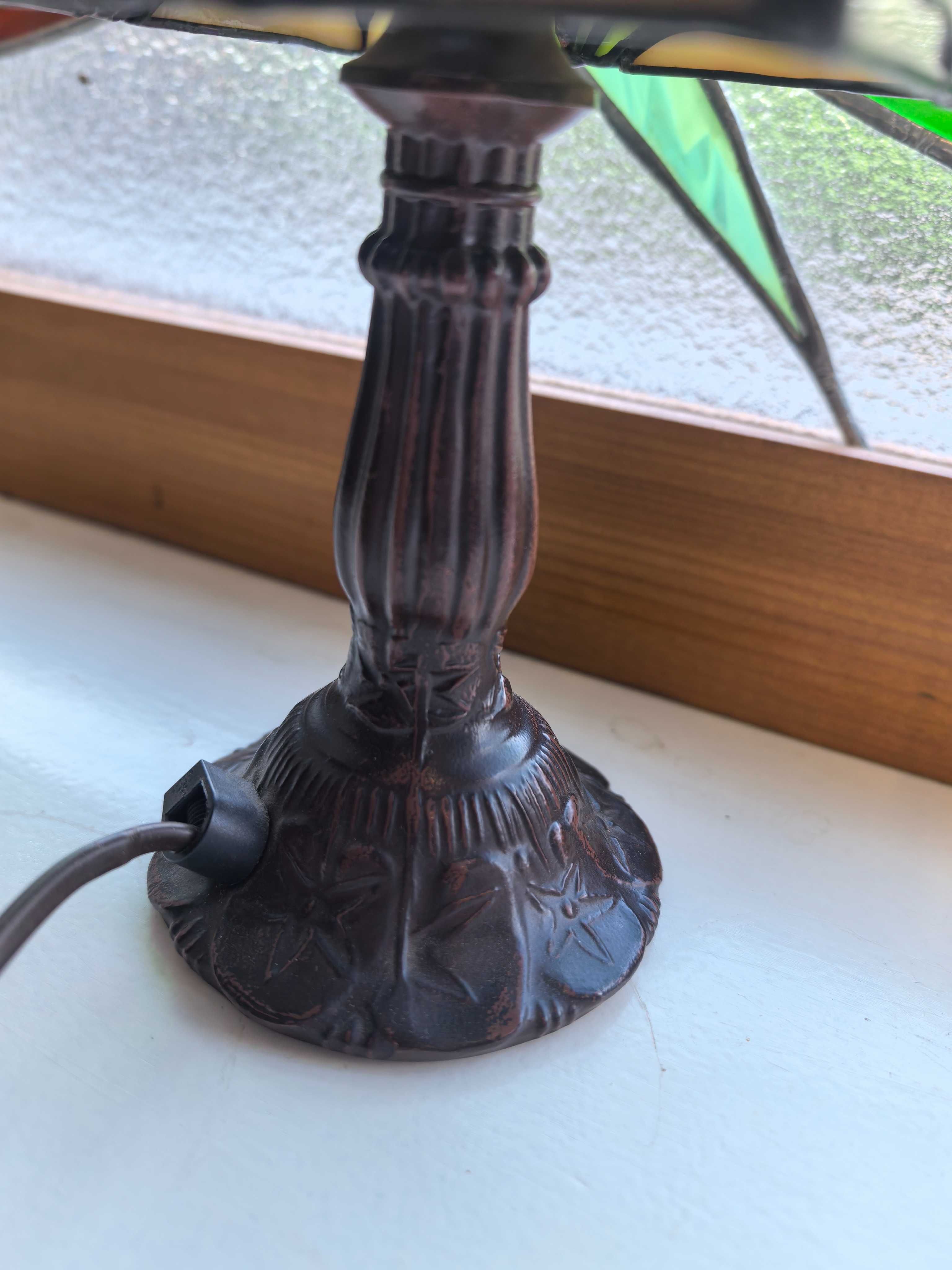 Lampa stojąca witraż tiffany