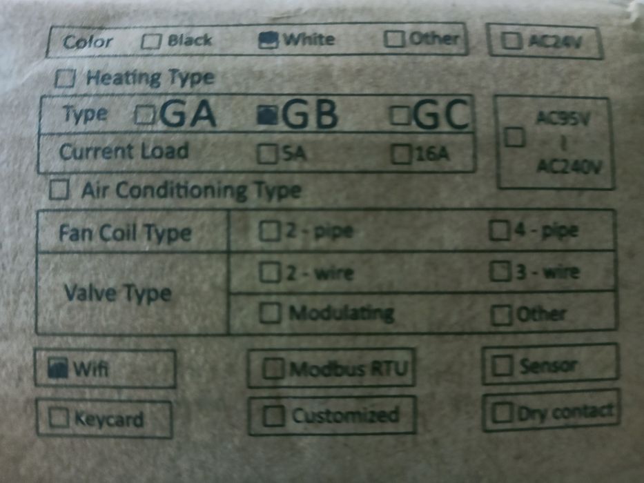 Sterownik programator ogrzewania elektrycznego podłogowego wi-fi