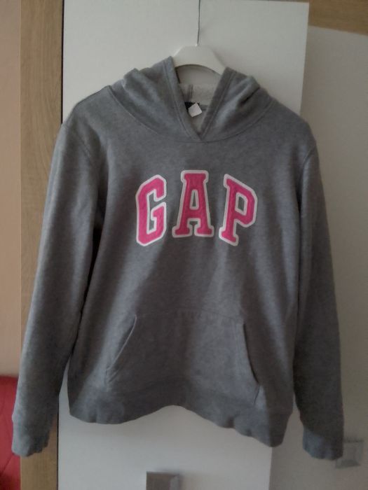 Oddam szarą bluzę oryginalną GAP z kapturem