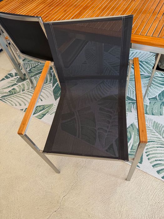 Mesa  de jardim com 6 cadeiras
