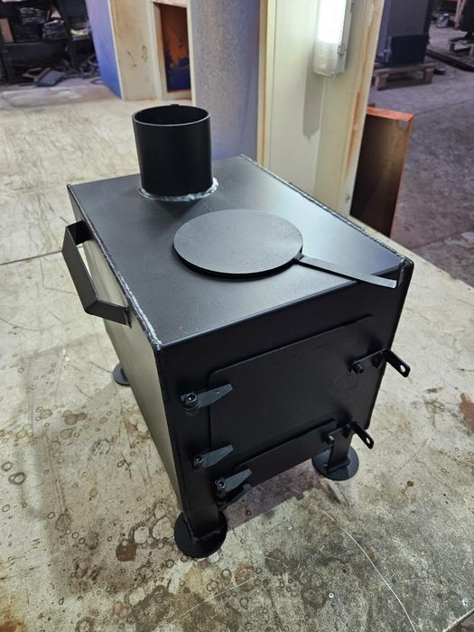 ‼Буржука.Піч Буржуйка з Приготування їжі.Буржуйка Однокомфорна 10кВт.
