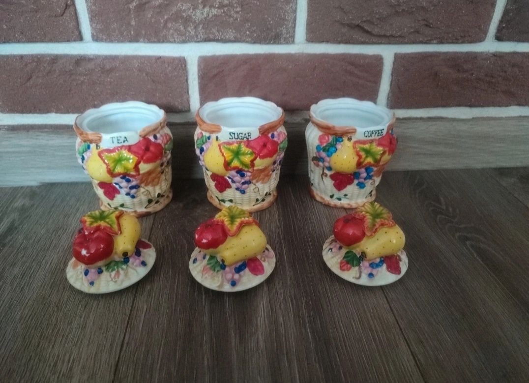 Śliczne unikatowe pojemniki ceramiczne do kuchni
