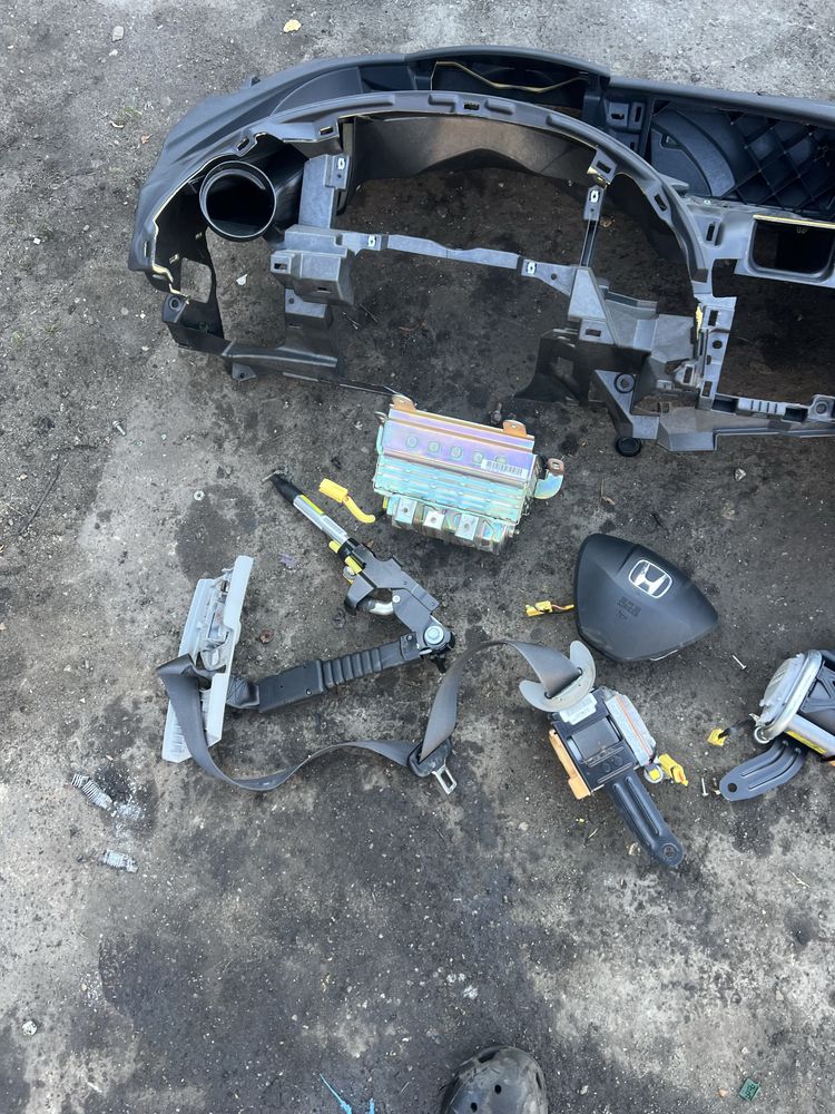 Kokpit deska rozdzielcza airbag honda civic 8 viii ufo pasy poduszki