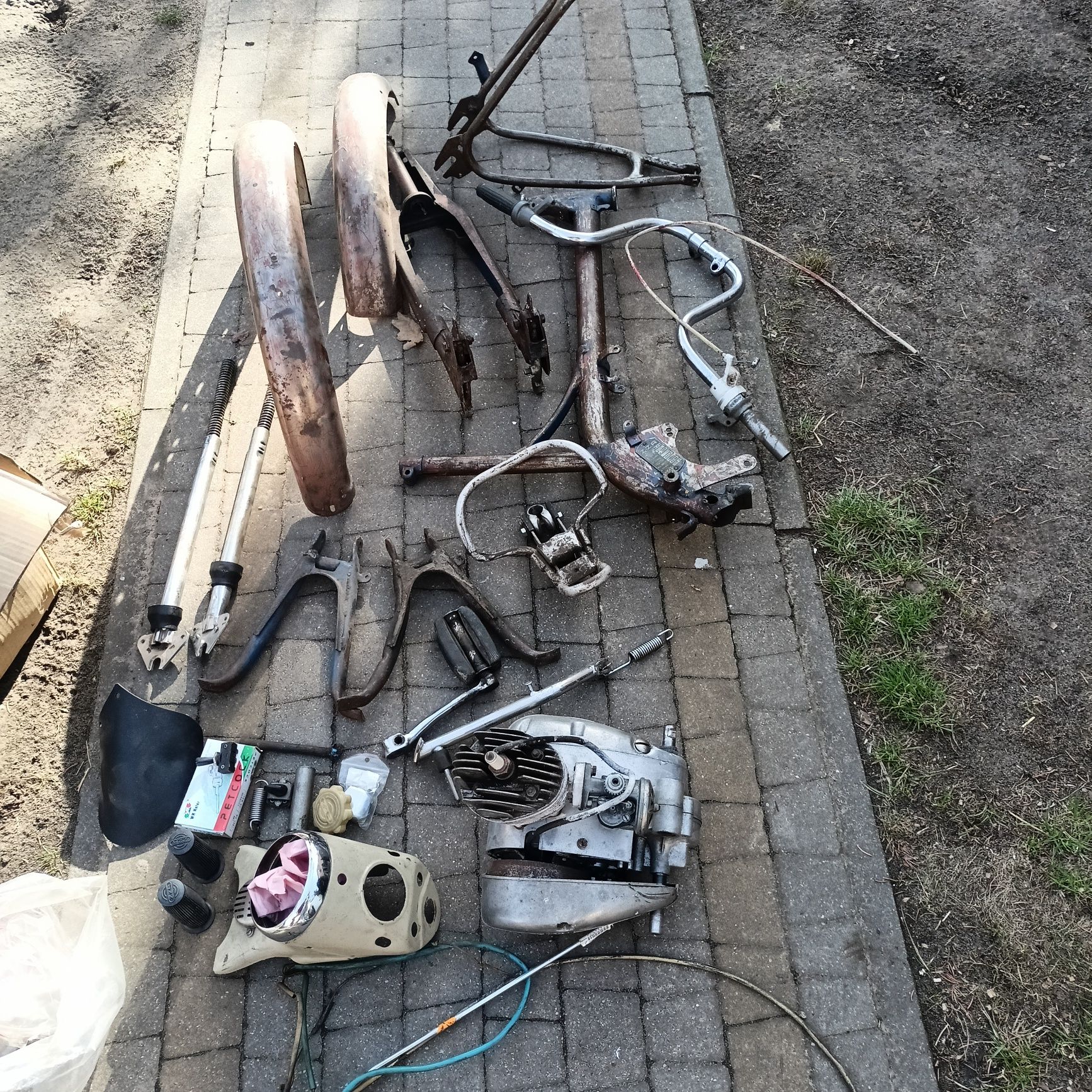 Komar sztywniak Romet motorynka simson
