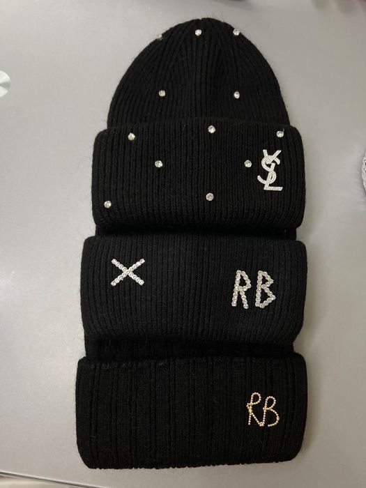 Шапка RB Yves Saint Laurent зимова жіноча брендова