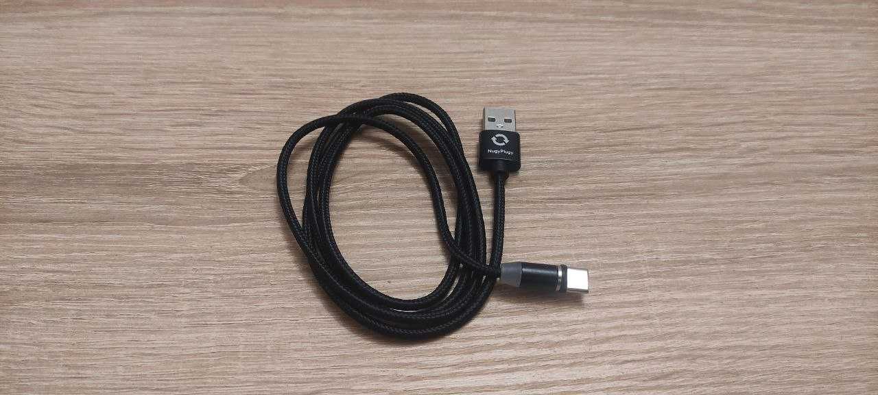 Магнитный кабель Extradigital USB type-C 1м чёрный