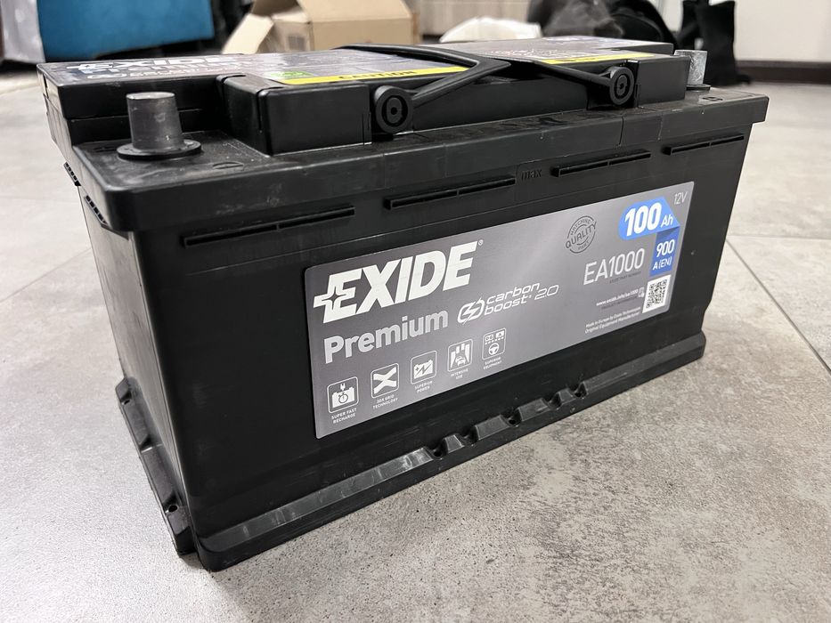 Автомобільний акумулятор EXIDE Premium 6СТ-100Ah АзЕ (EA1000)