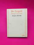 JACQUES DERRIDA - De l'esprit- Raro