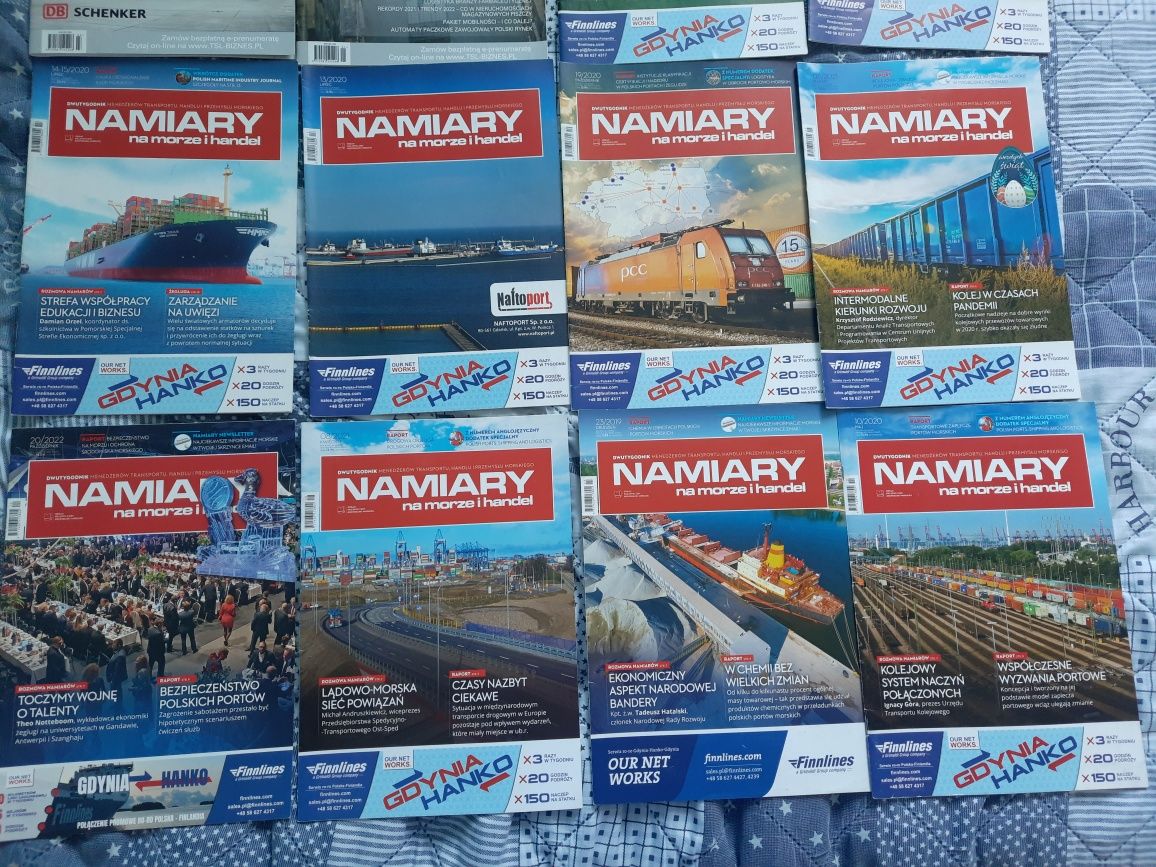 czasopisma Namiary na morze i handel TSL biznes transport port statki