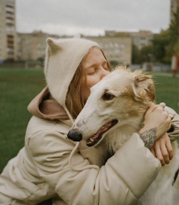 czapka z uszami kota bonetka dla dorosłych handmade puchata kotka