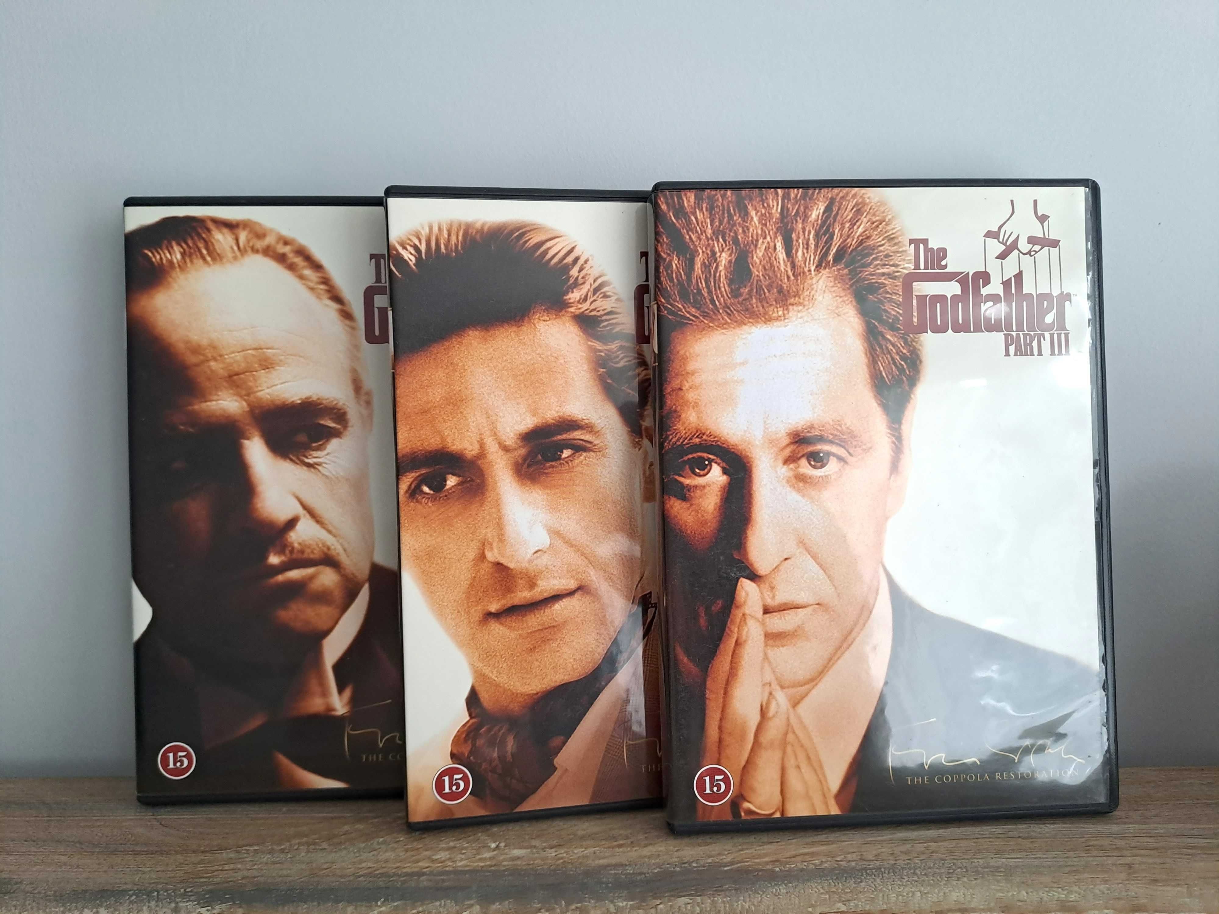 Trylogia 3 DVD Ojciec Chrzestny, Godfather, FF Coppola, wersja ang