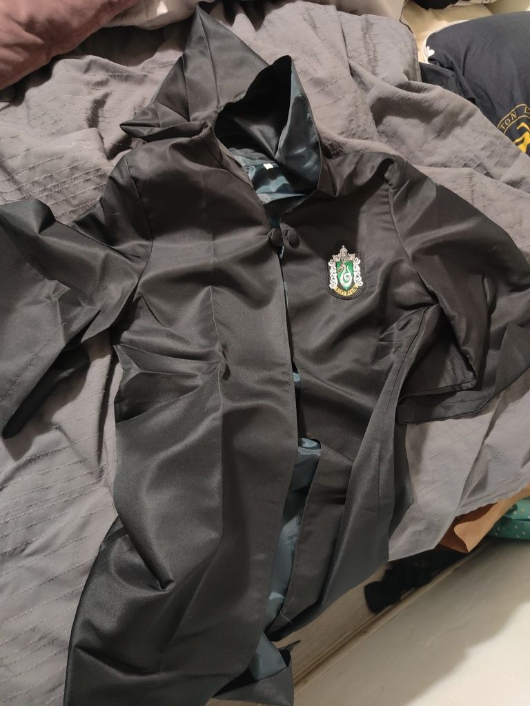 Strój Harry Potter Slytherin Hogwart szata kostium przebranie malfoy