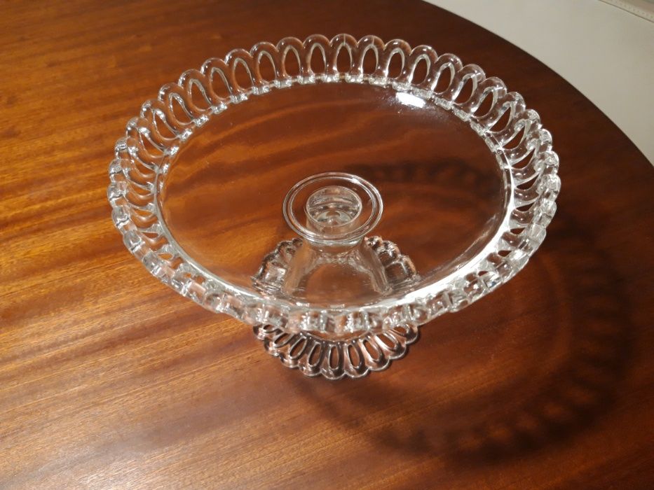 Pequena bomboneira de vidro (19 cm), para bombons, bolos ou muffins