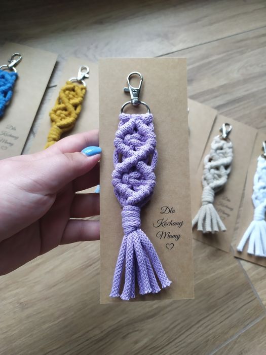Breloczek Makrama Handmade Upominek/prezent