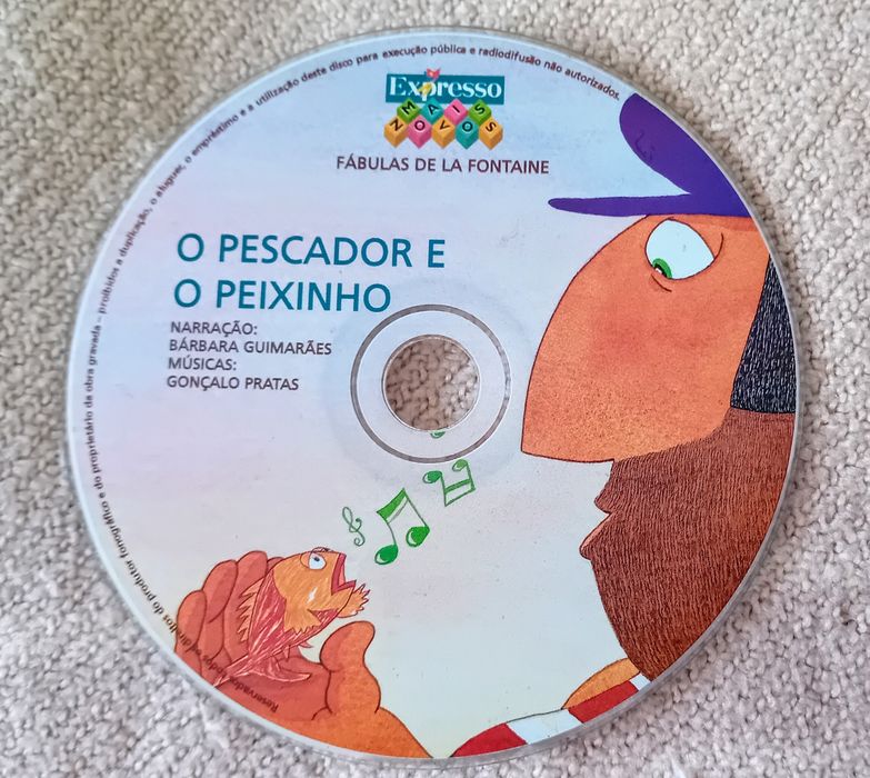 CDs com histórias e músicas para crianças