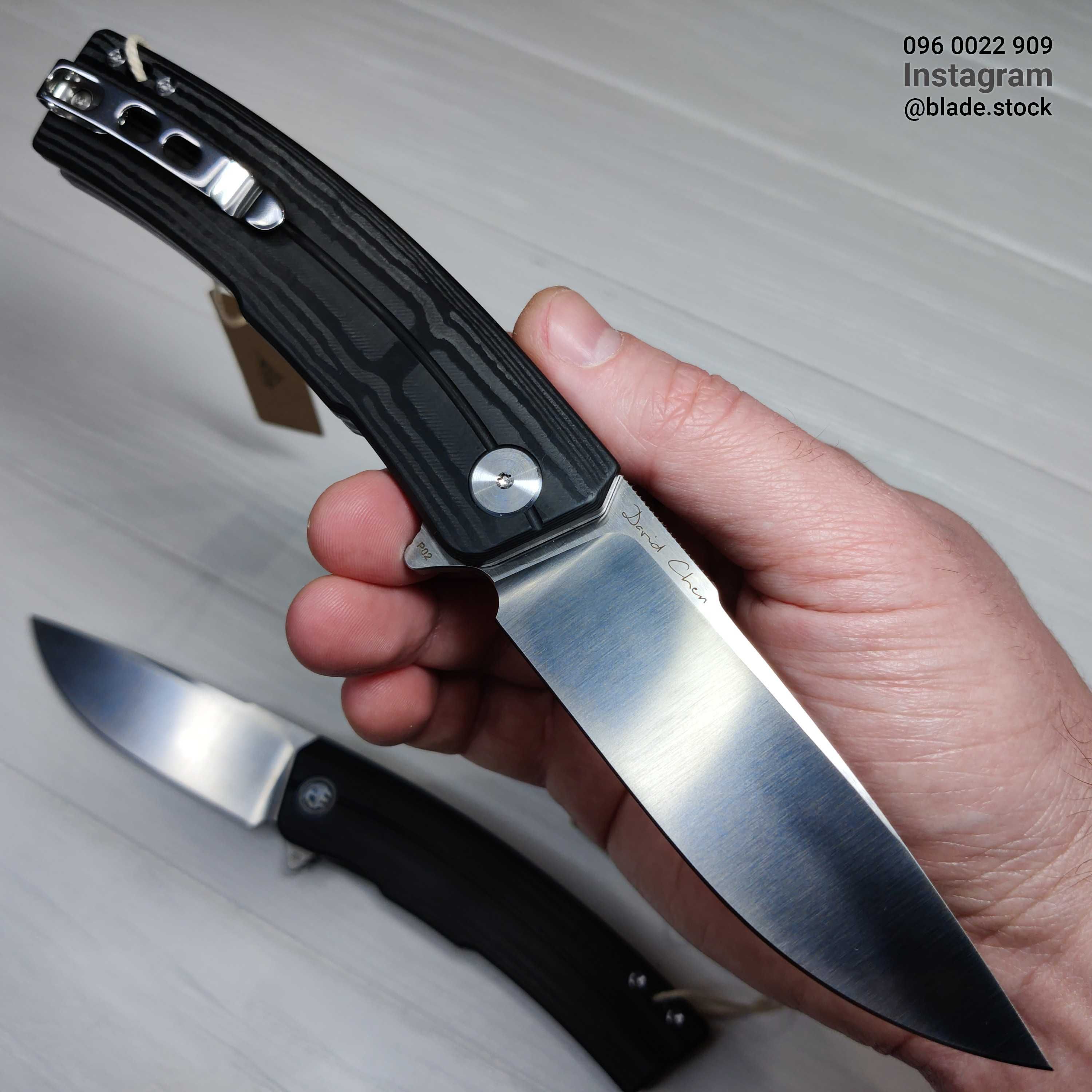 Складной нож Petrified fish PFP02 Magazine D2 (Оригинал) карбон, EDC