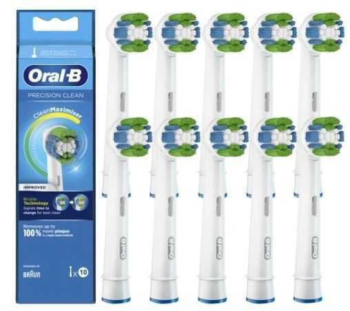 ORAL-B BRAUN Precision Clean EB20 Końcówki do szczoteczki 10szt SKLEP