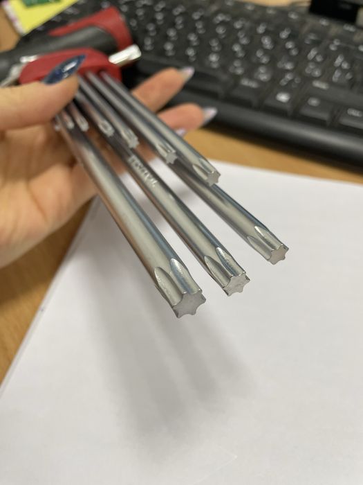 Набор угловых ключей со звездообразн. наконечн TORX (TX 9-50) PARKSIDE