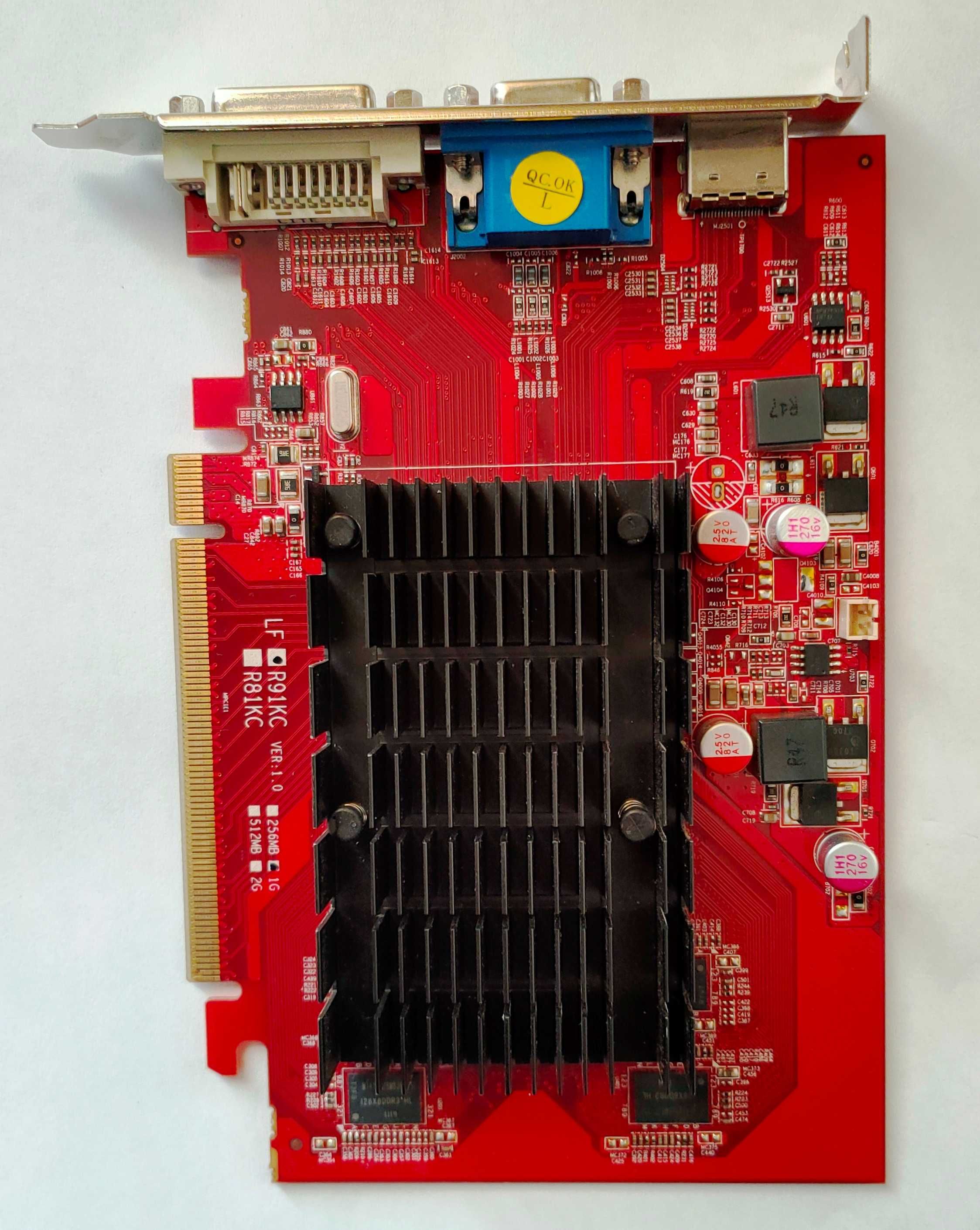 Видеокарта PCIE15 1Gb PowerColor Radeon HD6450 DDR3, Б/У