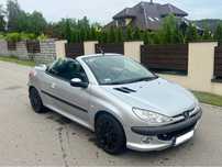 Peugeot 206cc*kabriolet*1.6benzyna*2003r*tanie fajne autko na lato*