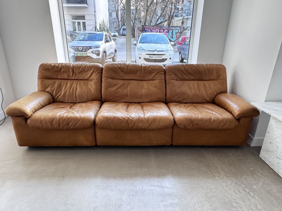 Kanapa skórzana karmelowa  DeSeDe