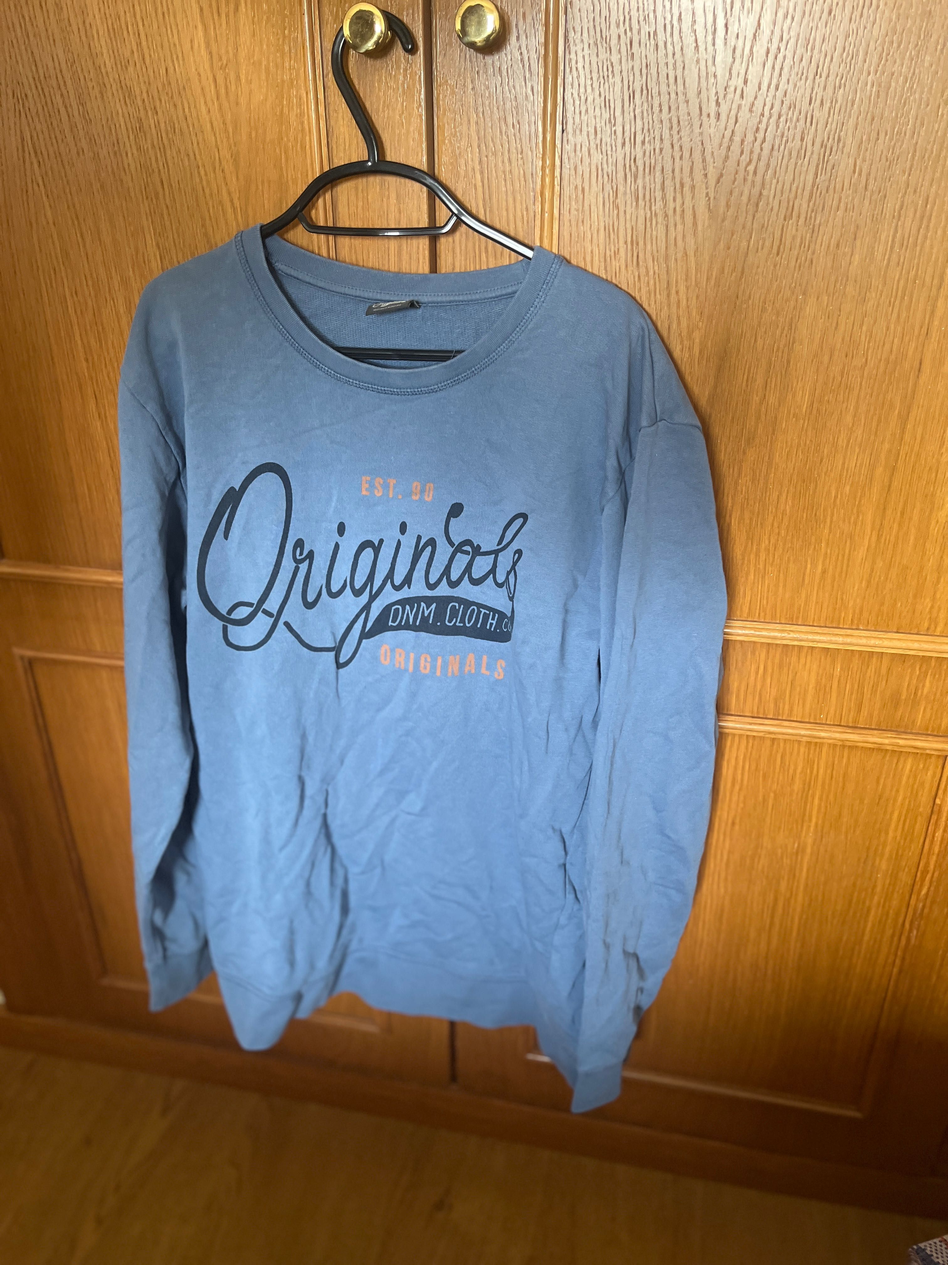 T-shirt Manga Comprida Jack & Jones – Azul Cinzentado XL