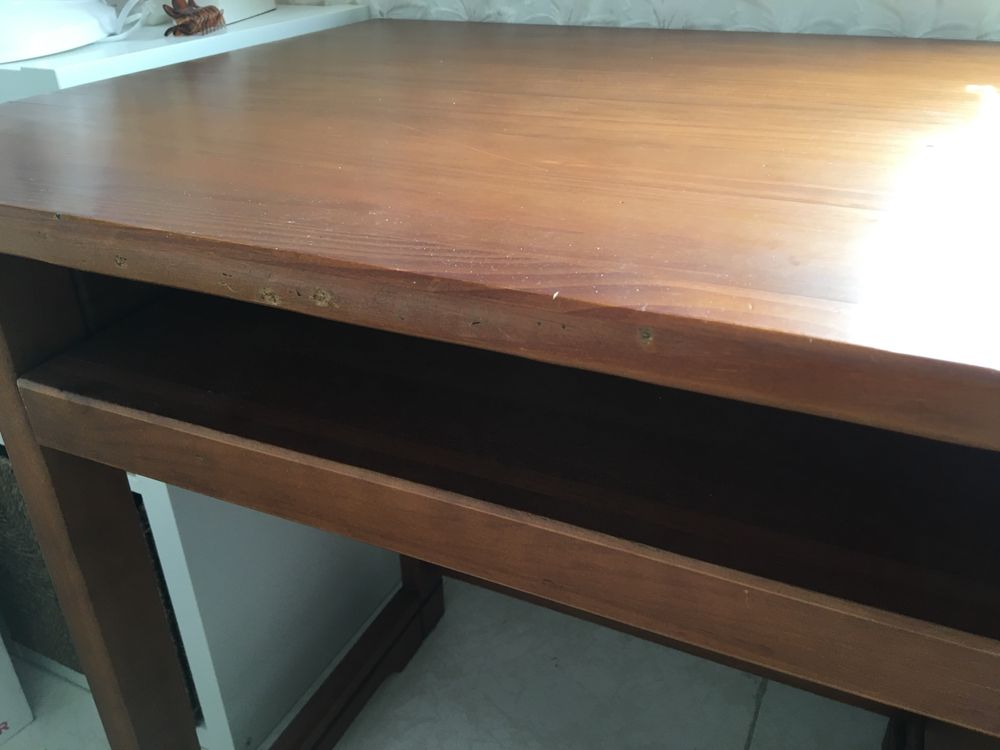 Mesa secretária pinho maciço