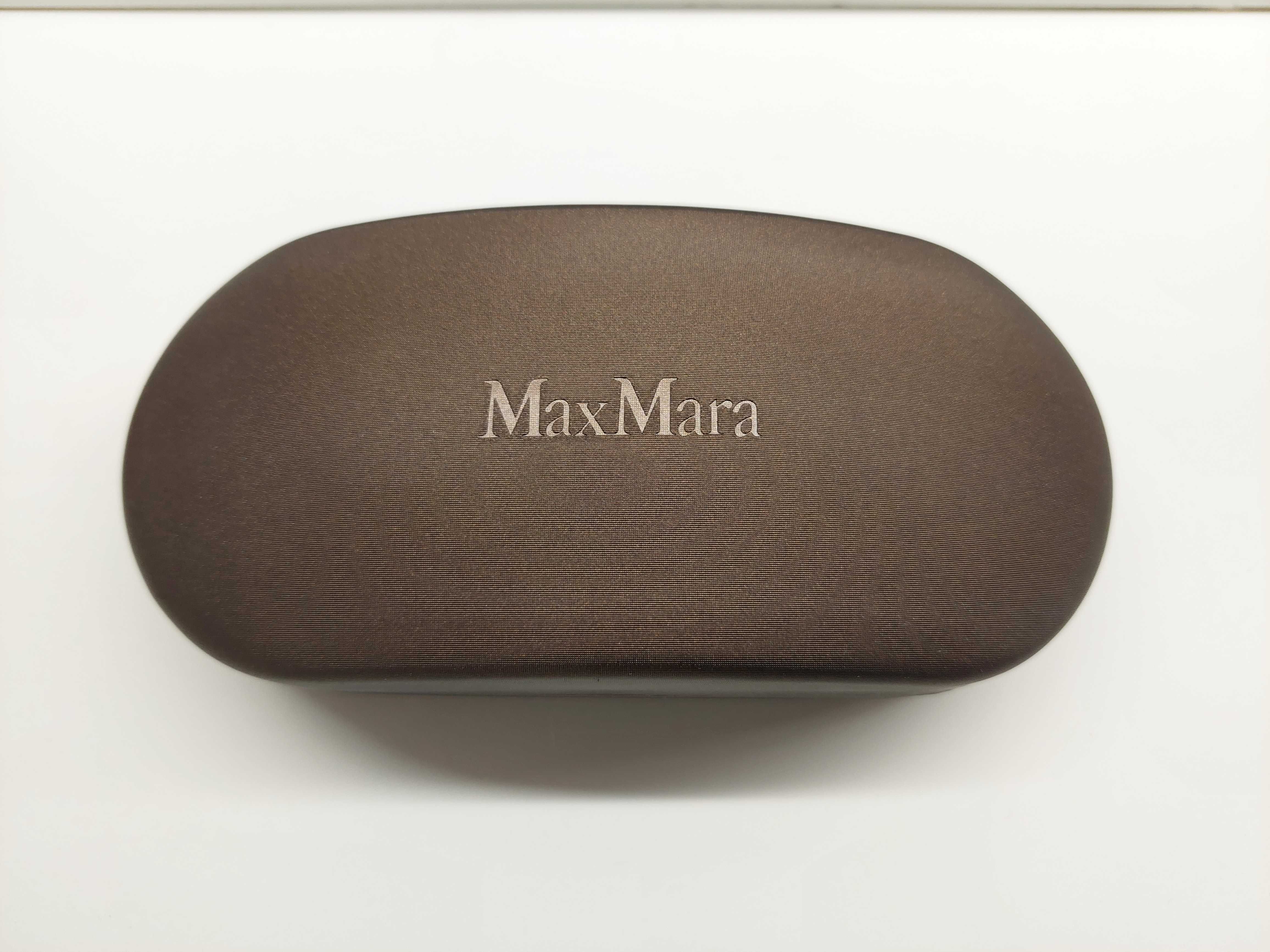 Max Mara - Duże Nowe Twarde etui na okulary