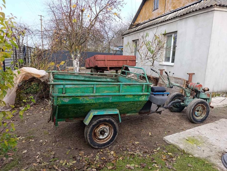 Прицеп для мотоблока. Причіп , прицеп для мінітрактора.