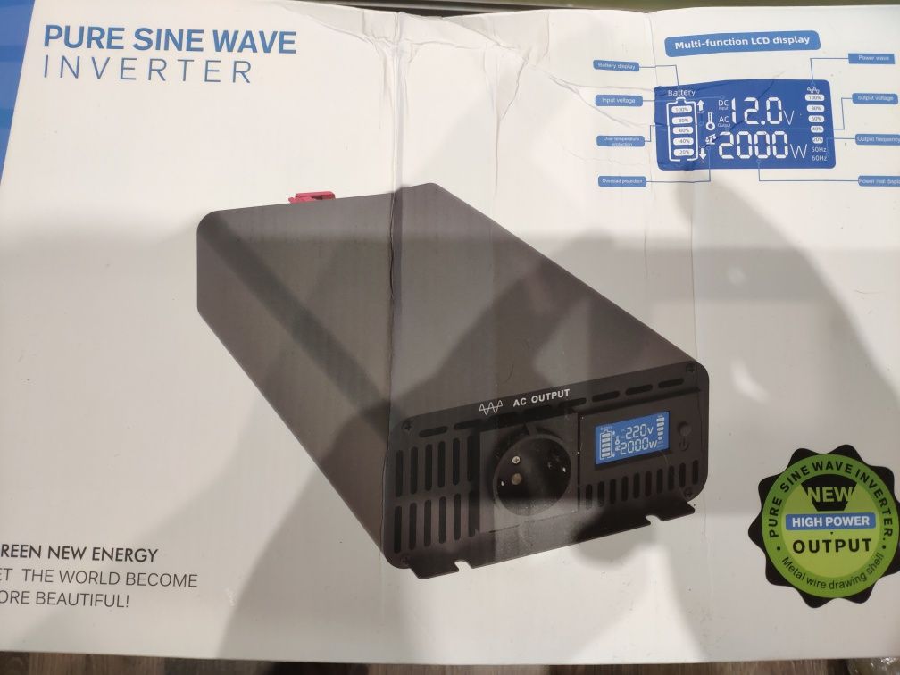 Інвертор datou boss 12v 2000w