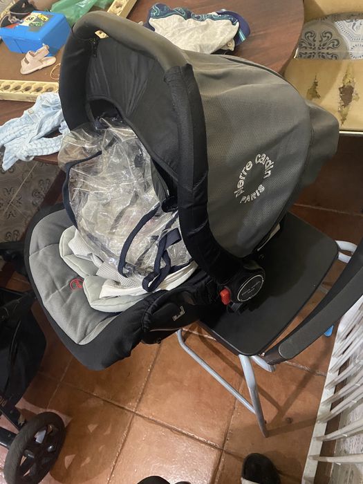 Carrinho bebé 2 em 1 Pierre Cardin Vicky Black como novo