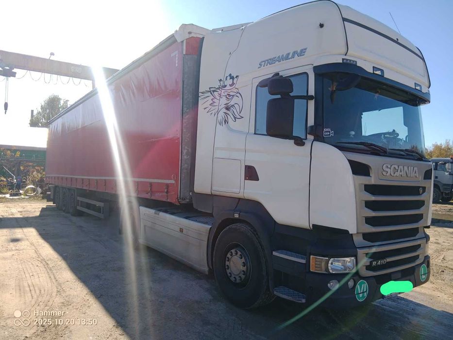 Sprzedam Scania R410 z naczepą shmitz