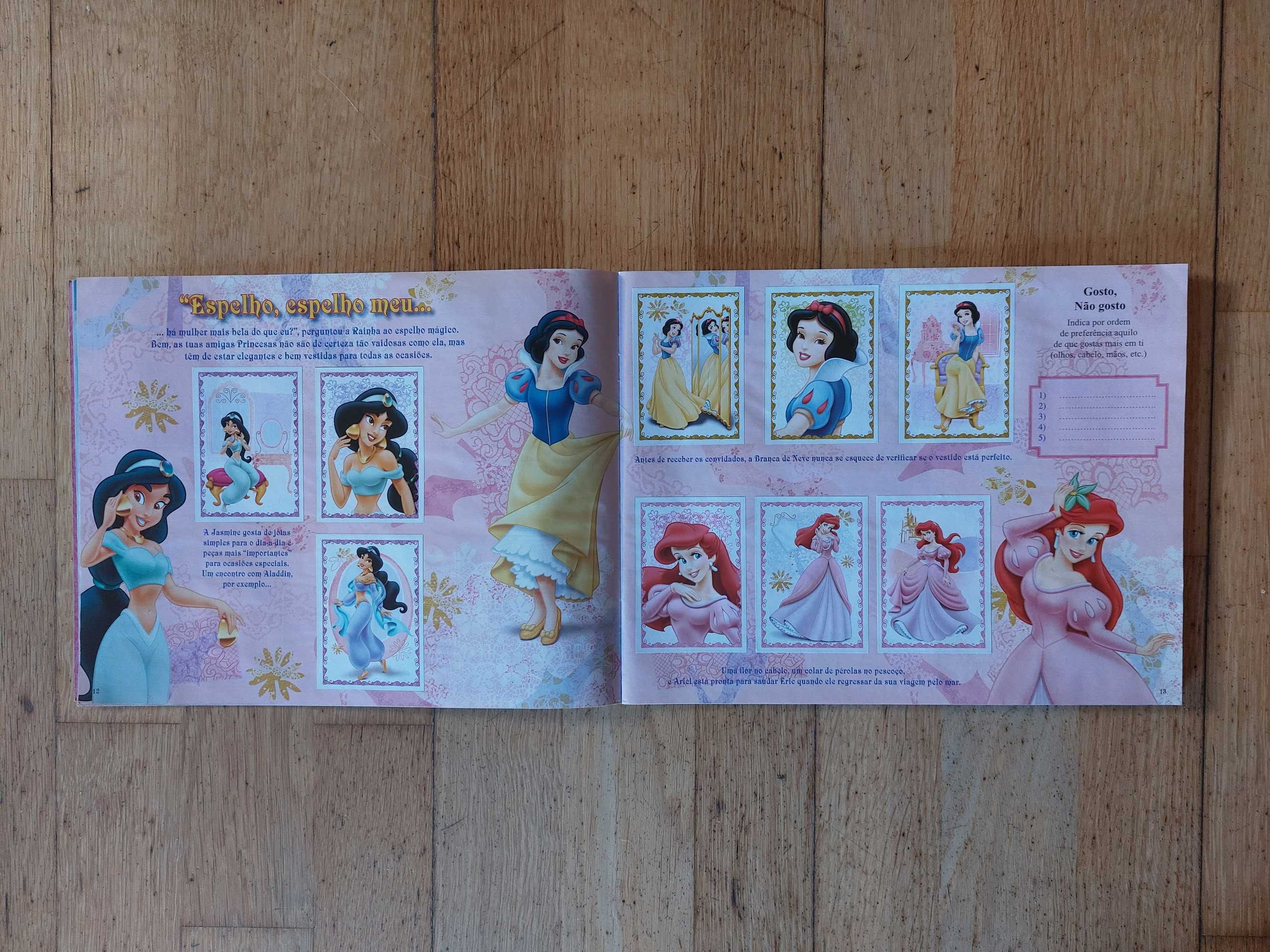 Caderneta de cromos "Pretty Princess" - Completa