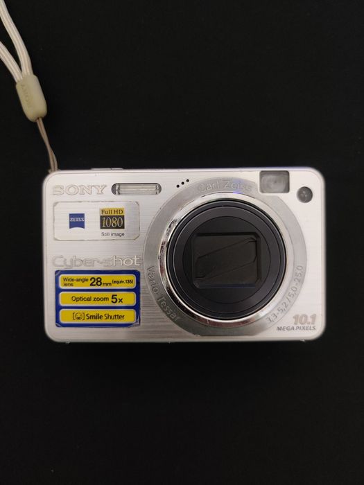 Sony Cyber-shot DSC-W170 Silver Aluminum Вінтажна Мильниця фотоапарат