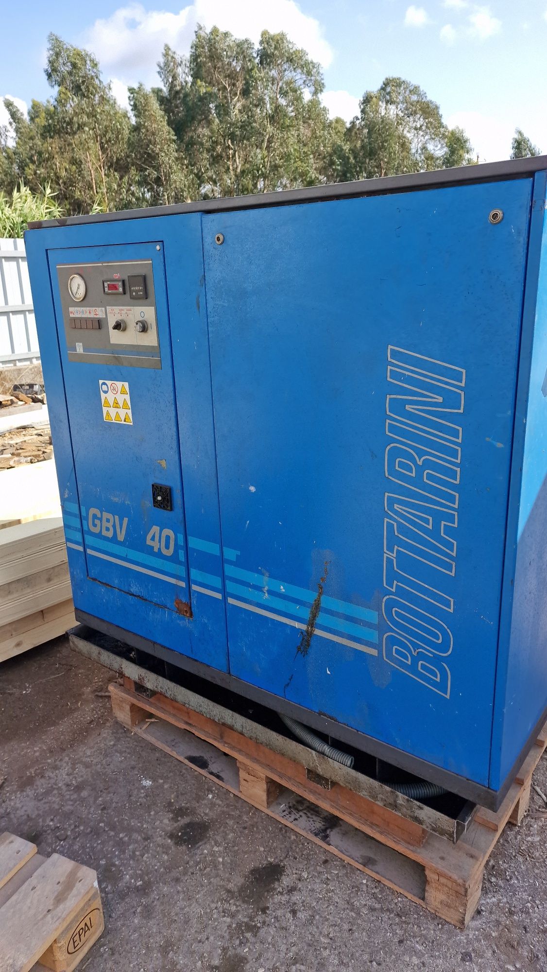 Compressor de parafuso de 40 cv