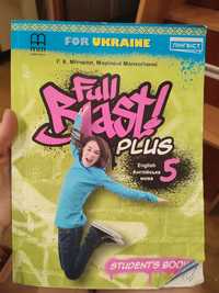 Full Blast plus 5 книга та зошит з англійської