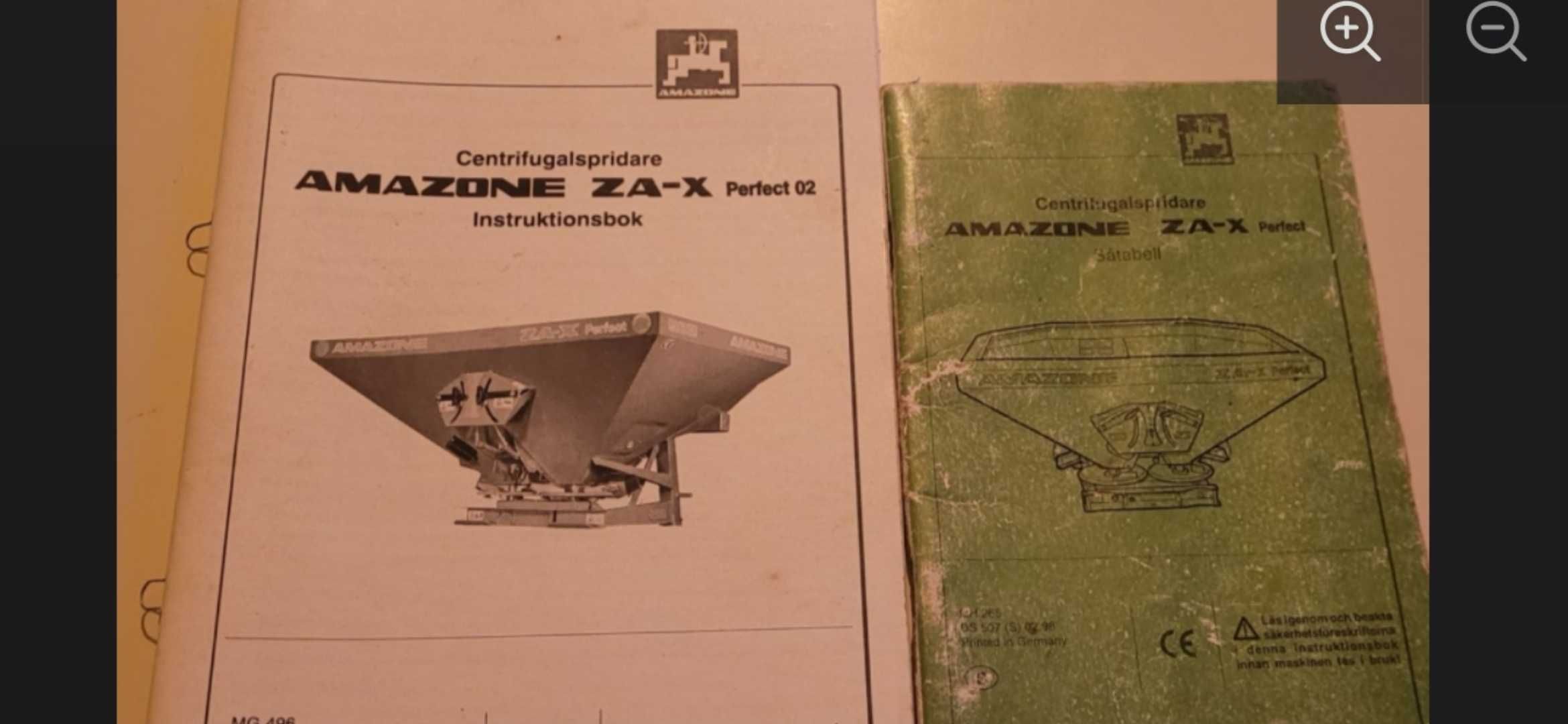 Siewnik , Rozsiewacz do nawozu Amazone ZA-X Perfect 902